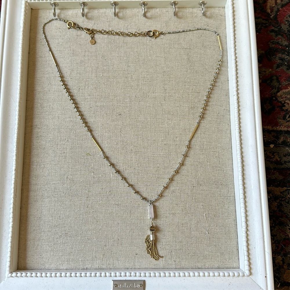 Stella & Dot tassel necklace